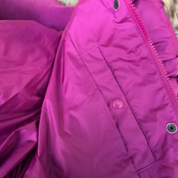NWT Lands End Women's Winter Down Coat L Fuchsia/Magenta - Picture 8 of 8